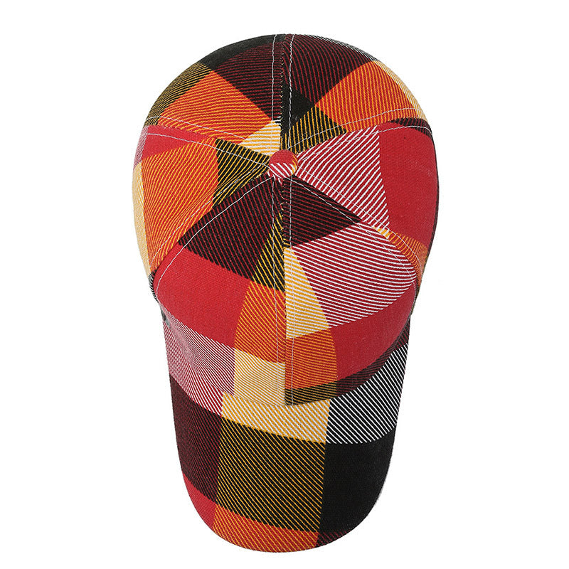 Plaid Print Baseball Hat