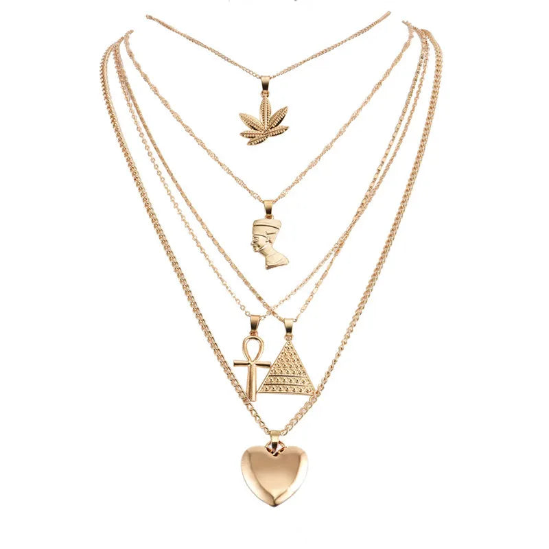 Multilayer Necklace Set