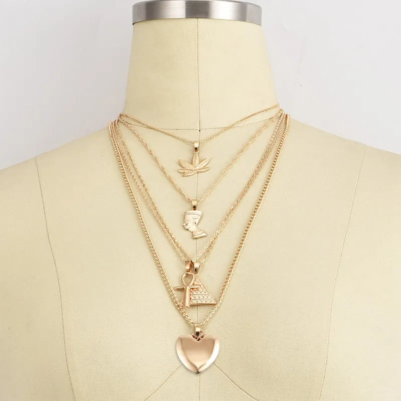 Multilayer Necklace Set