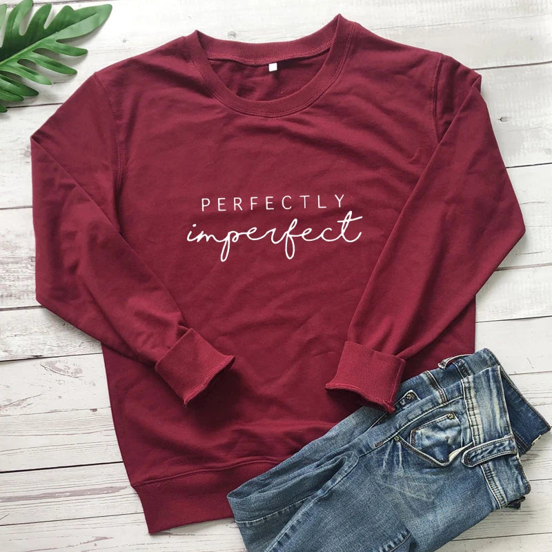 Perfectly Imperfect 100% Cotton Sweatshirt