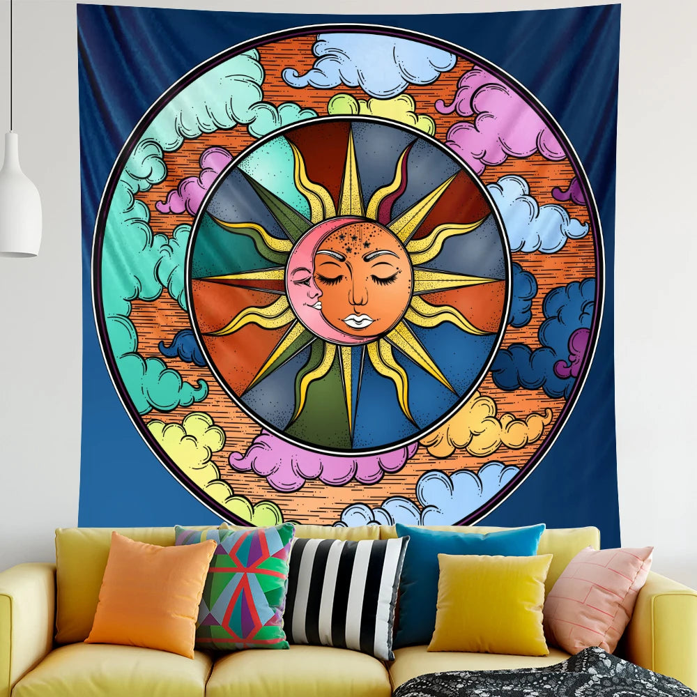 Mandala tapestry wall hanging