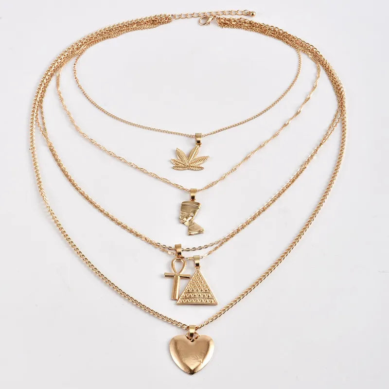 Multilayer Necklace Set