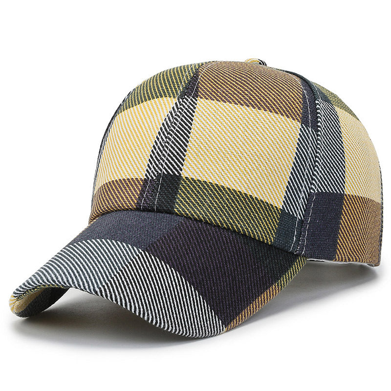 Plaid Print Baseball Hat