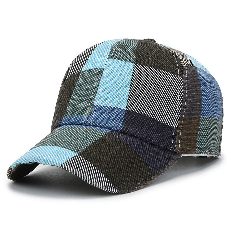 Plaid Print Baseball Hat