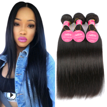 Real human hair straight wave human hair