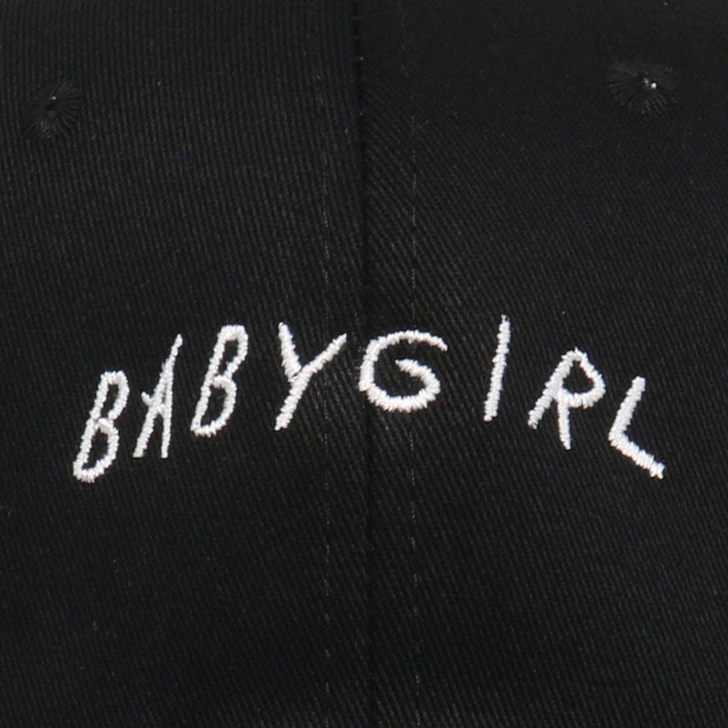 BABYGIRL Letter Embroidered Baseball Cap