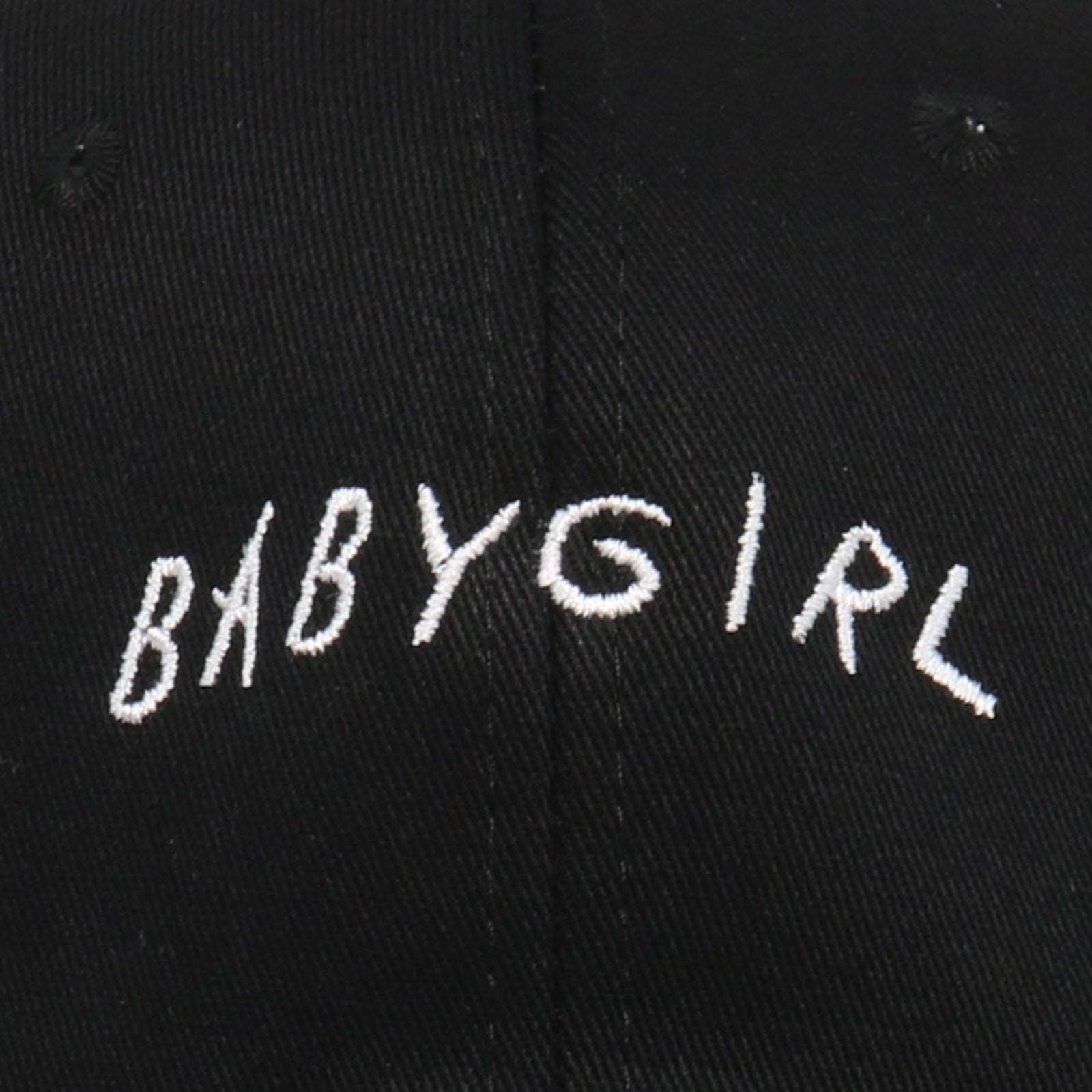 BABYGIRL Letter Embroidered Baseball Cap