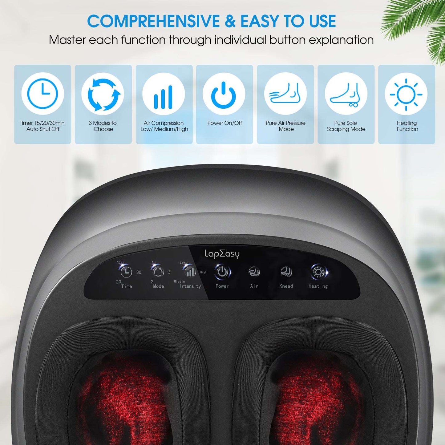 Foot Massager Machine with Heat and Massage