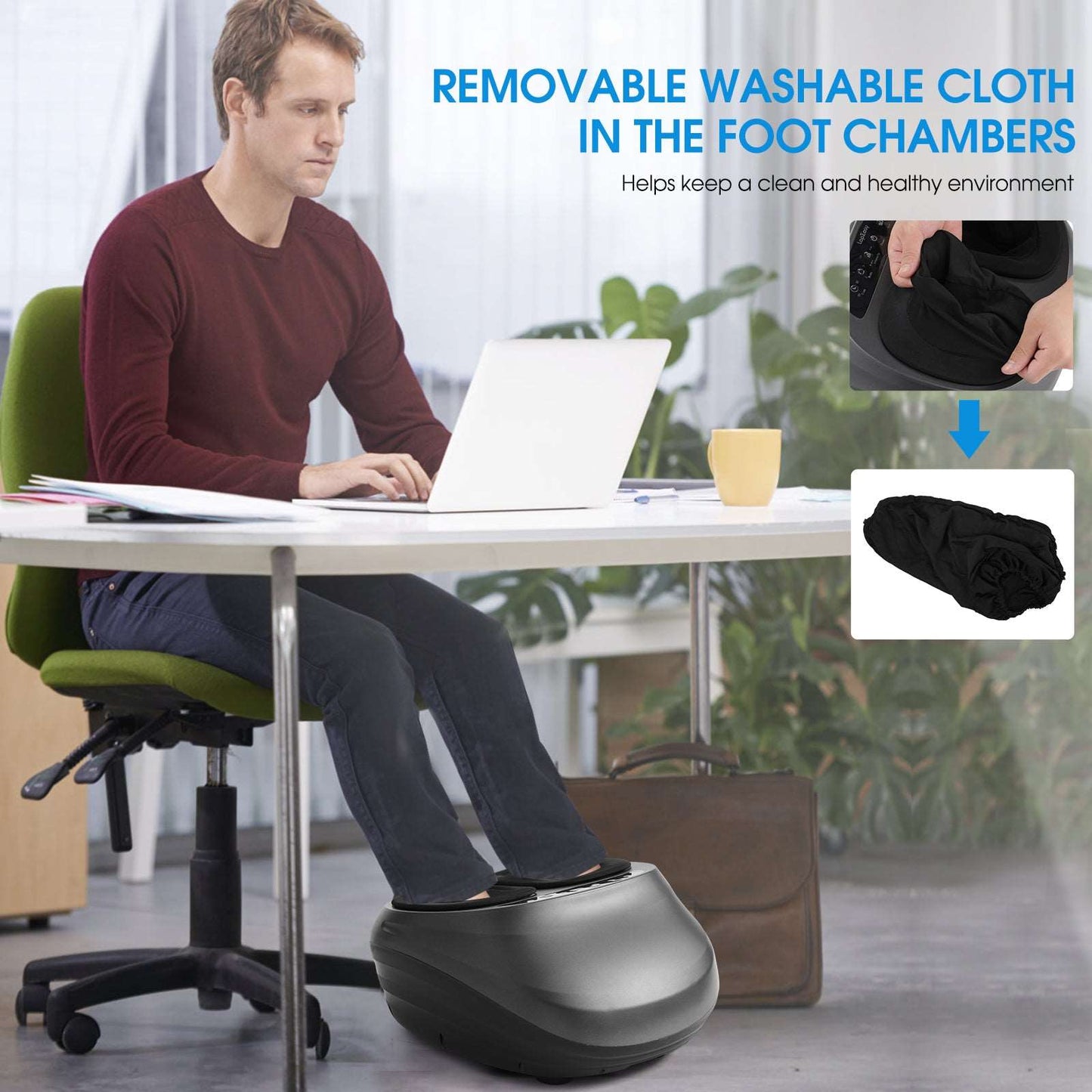 Foot Massager Machine with Heat and Massage