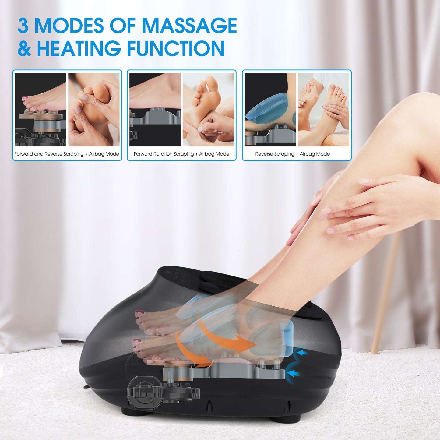 Foot Massager Machine with Heat and Massage