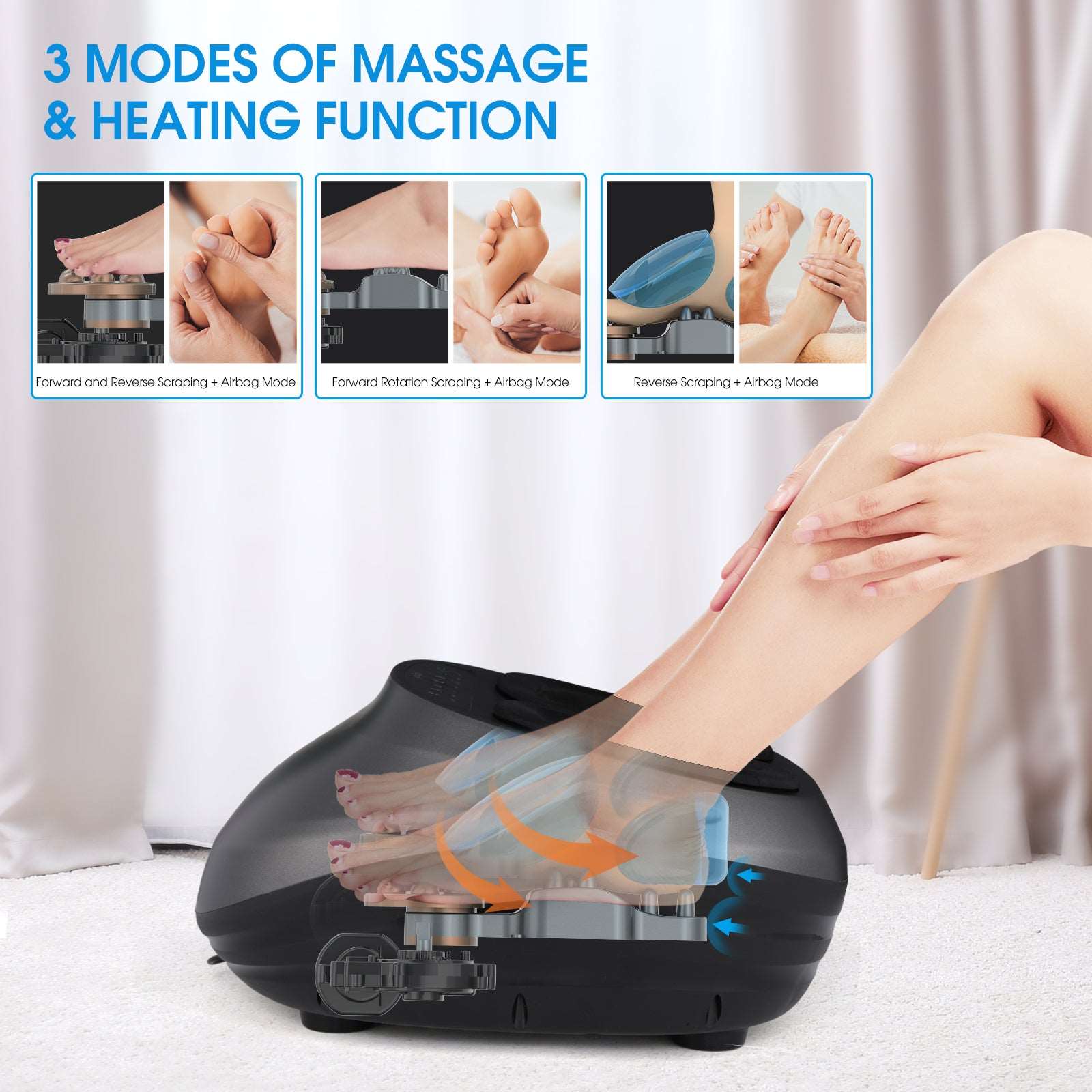 Foot Massager Machine with Heat and Massage
