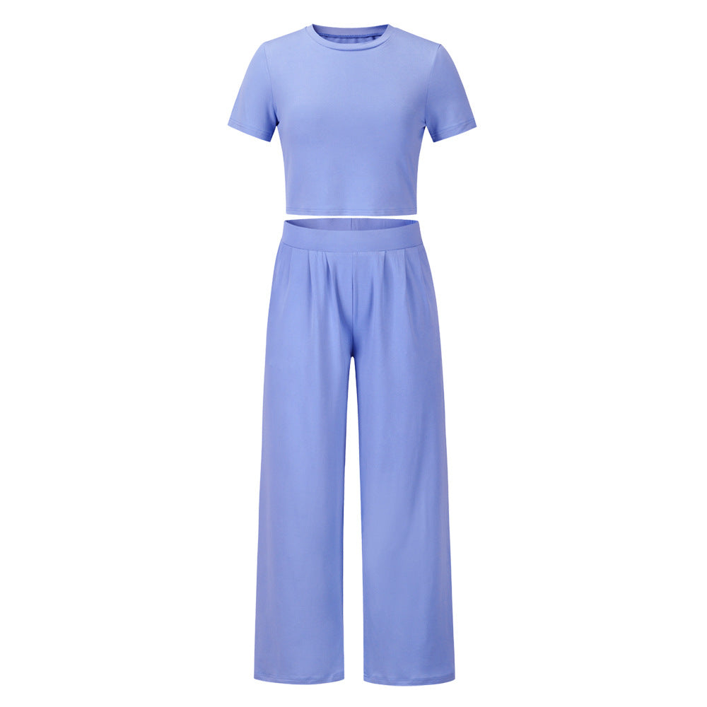 Short Sleeved T Shirt and Trousers