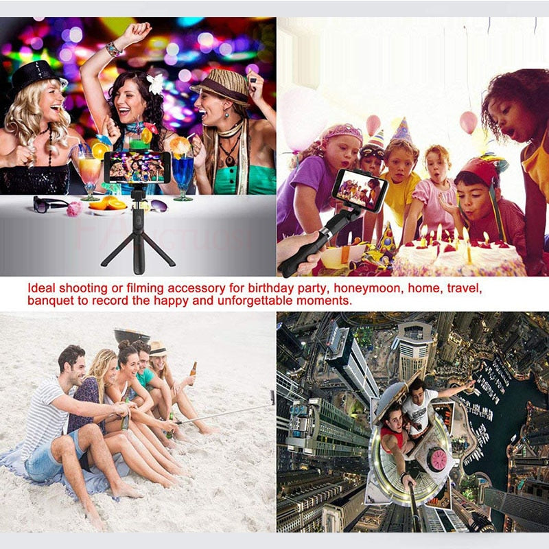 Compatible with Apple, Tripod Selfie Stick Mobile U
