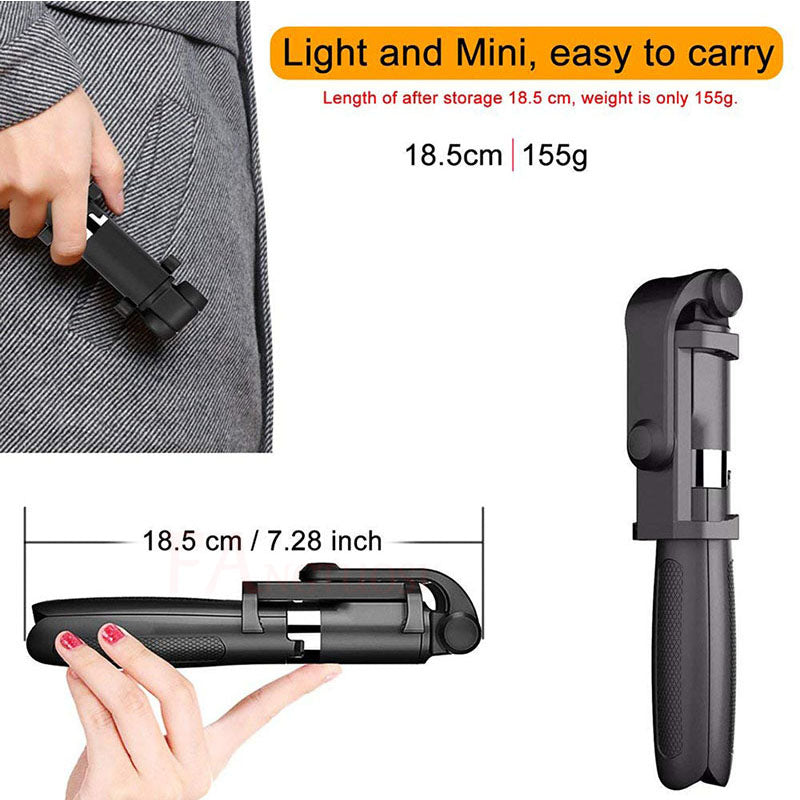Compatible with Apple, Tripod Selfie Stick Mobile U