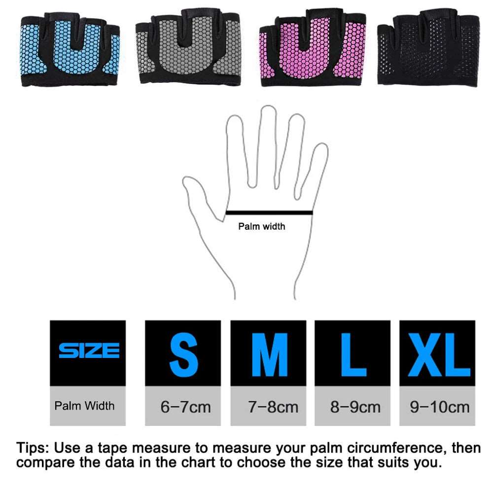 Gym Fitness Half-Finger Gloves