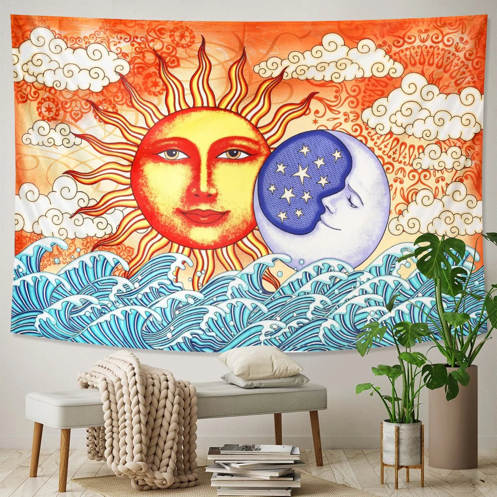 Mandala tapestry wall hanging