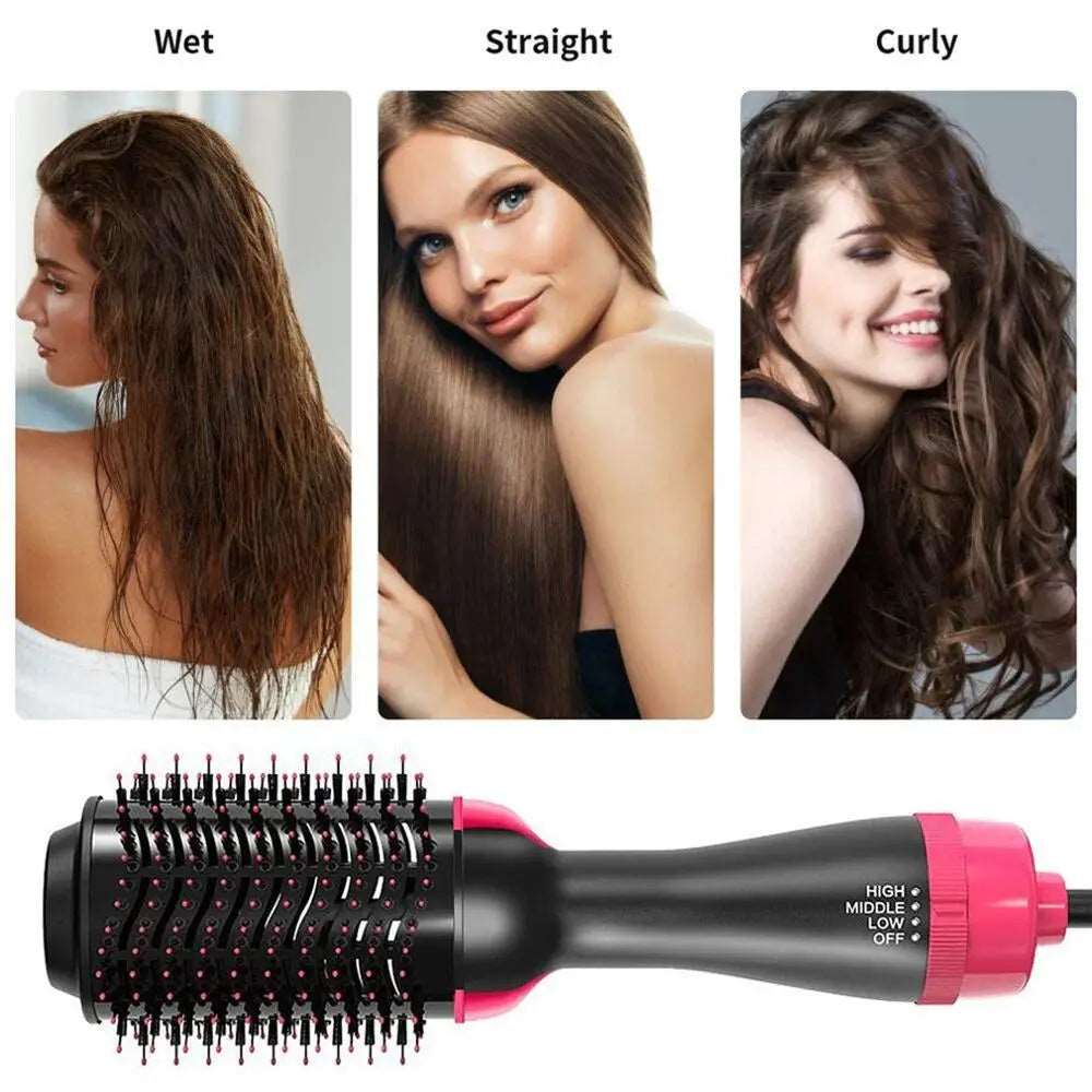 Hair Dryer & Electric Hair Straighter Comb 3 in 1 Multifunction