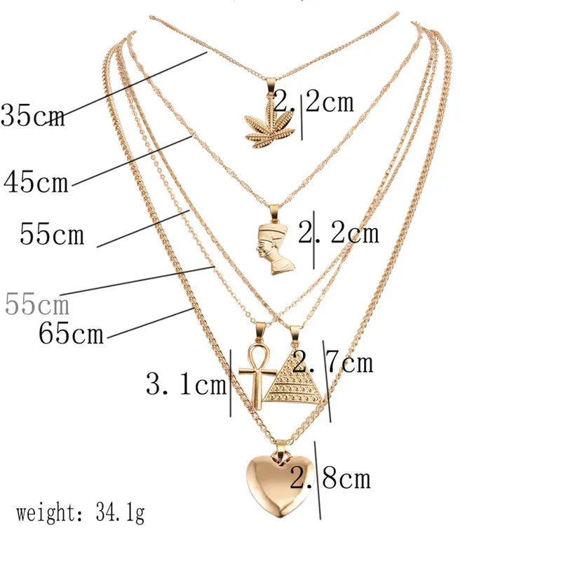 Multilayer Necklace Set