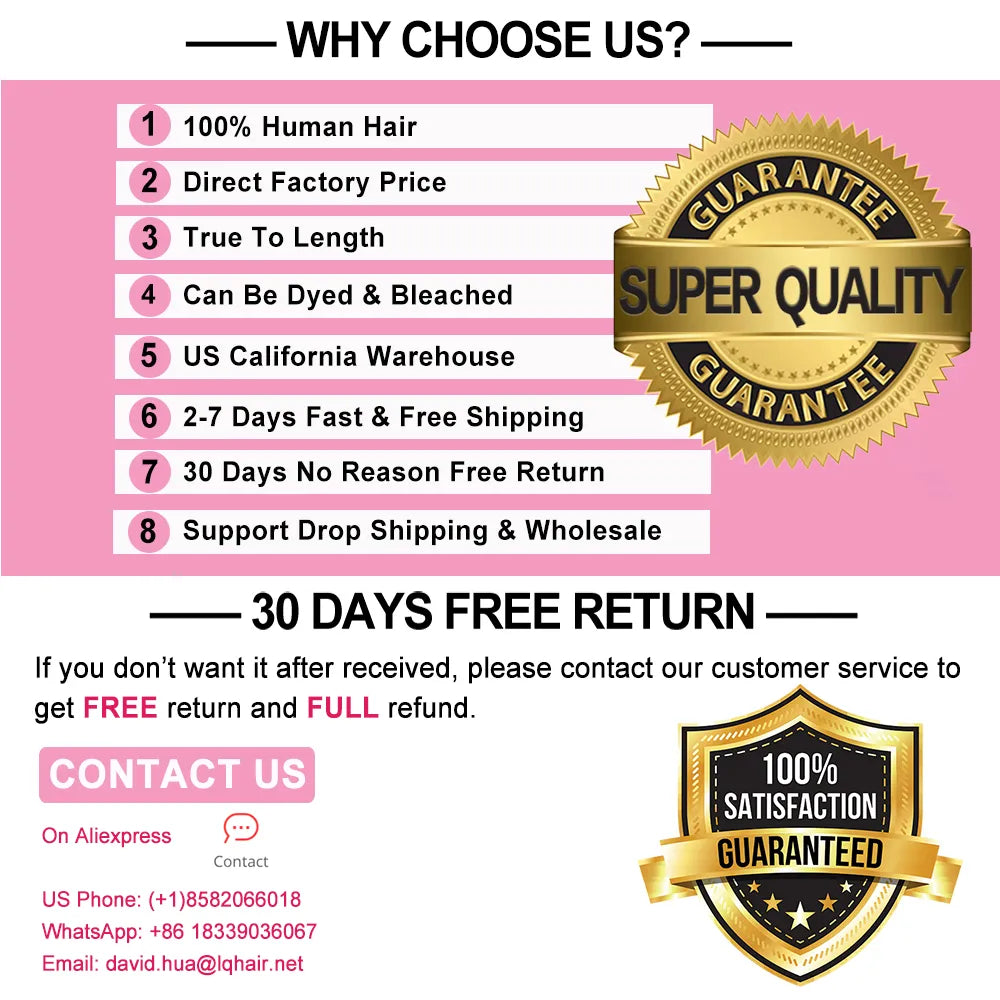 Straight Hair 3 Natural Malaysian Hair Bundles
