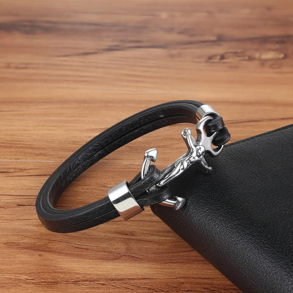 Multi-layer Stitching Bracelet Bangle