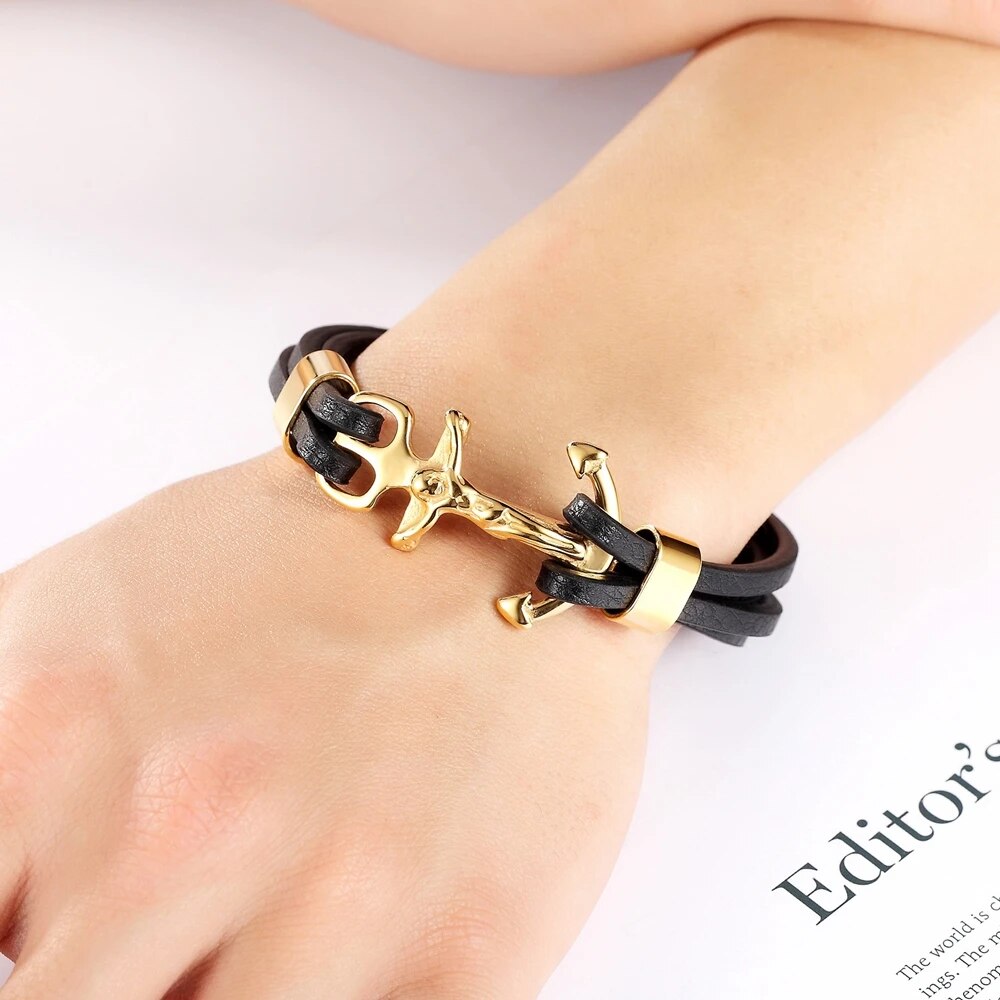 Multi-layer Stitching Bracelet Bangle