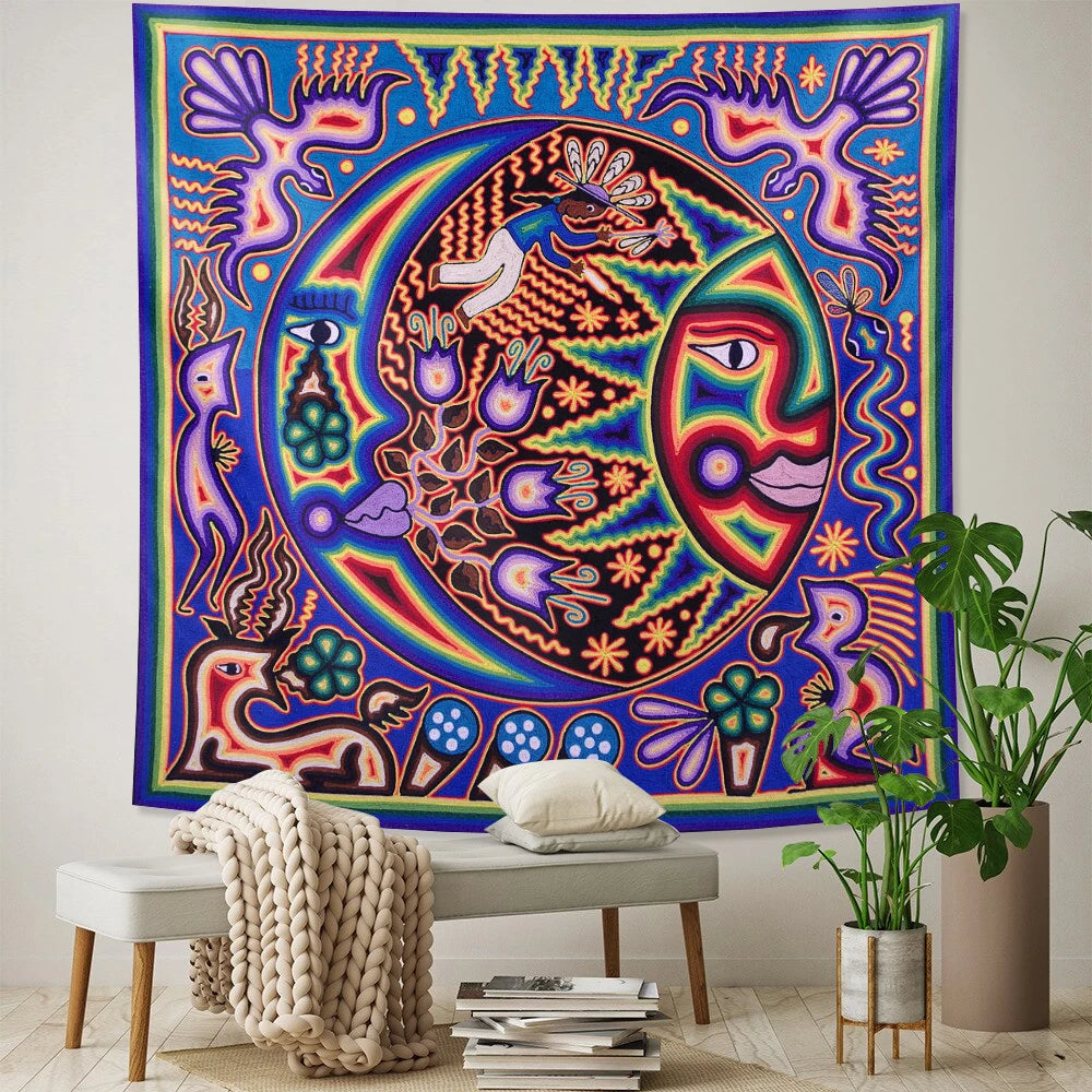 Mandala tapestry wall hanging
