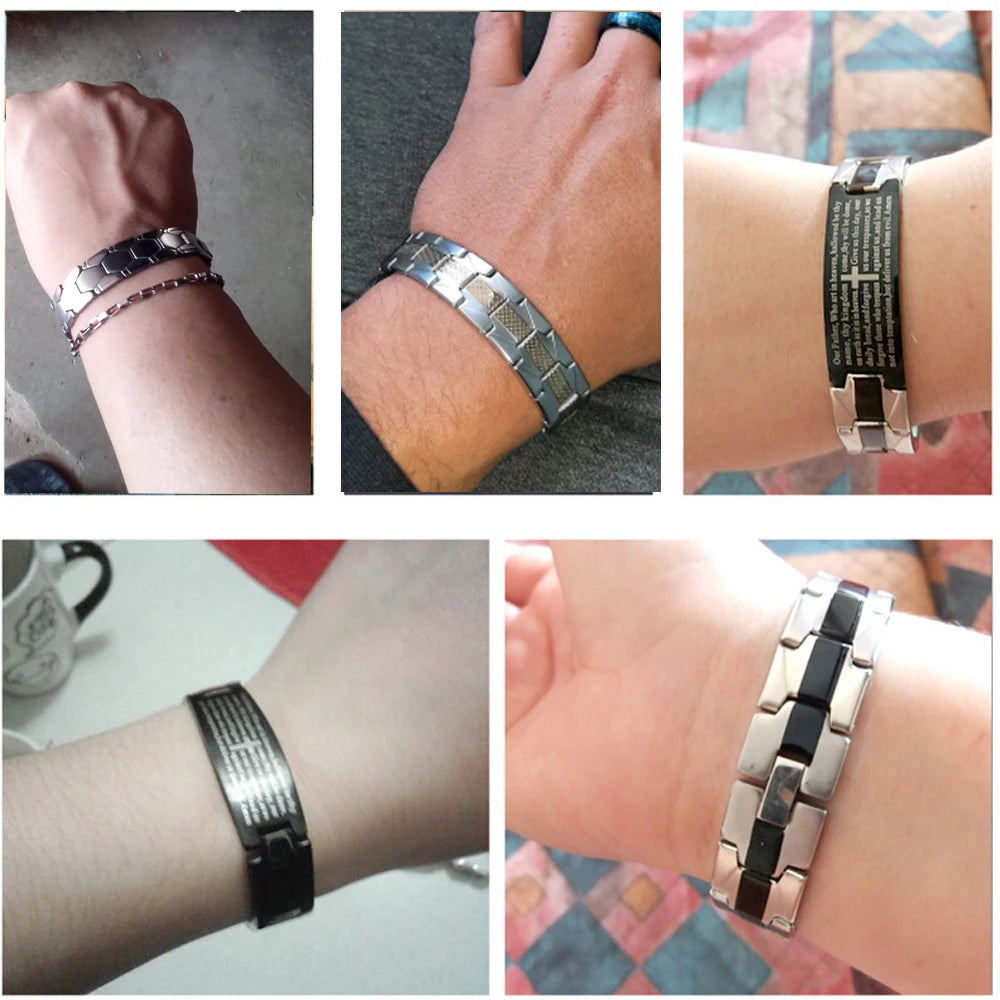 Men's Bracelets Stainless Steel Link Chain