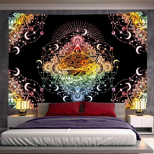 Mandala tapestry wall hanging