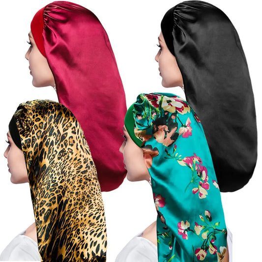 Satin Sleep Cap for Long Hair