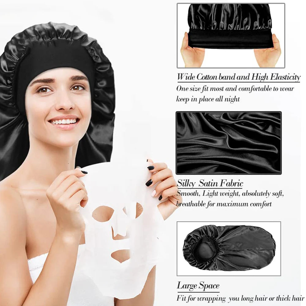 Satin Sleep Cap for Long Hair