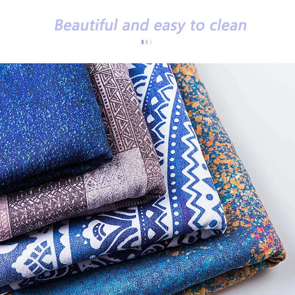 Printed Natural Rubber Yoga Mat