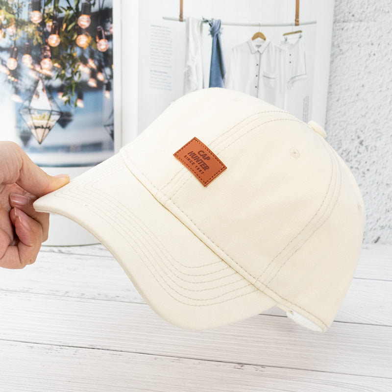 Simple Cotton Soft Top Baseball Hat